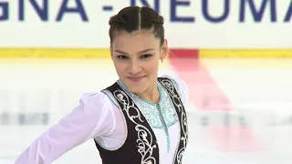 Sofia SAMODUROVA RUS Ladies Short Program EGNA-NEUMARKT 2017