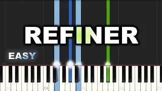 Maverick City Music - Refiner | EASY PIANO TUTORIAL BY Extreme Midi