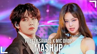 BLACKPINK & BTS | PRETTY SAVAGE & MIC DROP (Japanese Ver.)