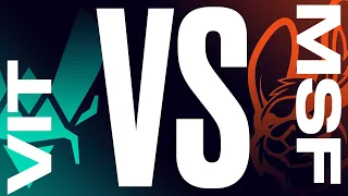 VIT vs. MSF - Неделя 4 День 1 | LEC Весенний сплит | Vitality vs. Misfits Gaming (2022)