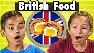 Kids Try British Food | Kids Vs. Food