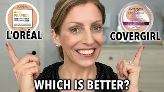 L'Oréal vs Covergirl | Drugstore Balm Foundation Review & Wear Test | Over 40