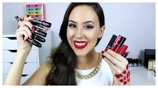 Top 10 Favorite Red Lipsticks - Lip Swatches + More suggestions!