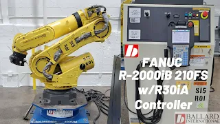 Fanuc R-2000iB 210FS Robot Test w/ R30iA  Hollow Wrist