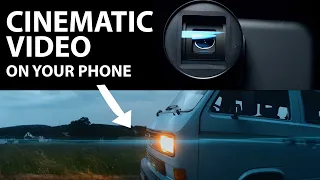 Cinematic Footage with your Phone - Anamorphic Lens Test