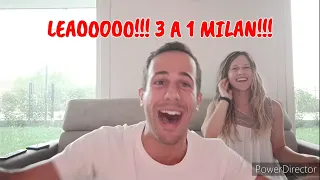 MILAN - INTER 3-2: LIVE REACTION DELLA FOLLIA!!!