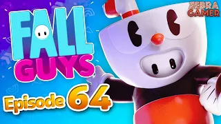 Cuphead Bundle! Cuphead, Mugman, & Ms. Chalice Costumes! - Fall Guys Gameplay Part 64