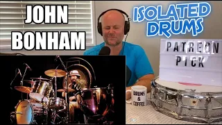 Drum Teacher Reacts | JOHN BONHAM - Led Zeppelin - All Of My Love - Isolated Drum Track AMAZING!