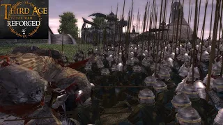 EVIL MARCHES UPON OST-IN-EDHIL (Siege Battle) - Third Age: Total War (Reforged)