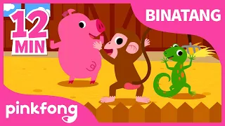 Ekor siapa? | Kumpulan lagu Binatang | Sajak Anak-anak | Pinkfong dan Baby Shark