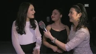 Interview mit Camilla-Athina & Freschta nach dem Battle - The Voice of Switzerland 2014