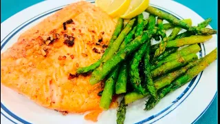 SEARED SALMON RECIPE WITH BUTTER GARLIC AND LEMON-DINNER