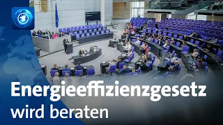 Bundestag berät über Energieeffizienzgesetz