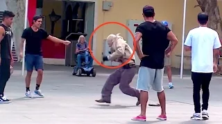 Old Man Dances In Public Prank!