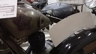 ИЖ-1 ИЖ-4, ИЖ-7 и другие мотоциклы в экспозиции музея завода ИЖМАШ, Ижевск.