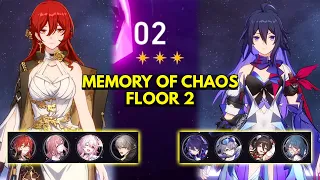 E1 Himeko & E0 Seele | Memory of Chaos Floor 2 3 Stars | Honkai: Star Rail