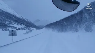 Зимние дороги Норвегии и Финляндии.