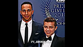 Lewis Hamilton with F1 drivers - past and present