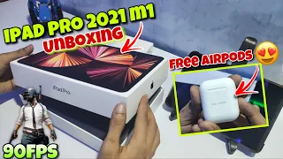 My New Device For BGMI | Ipad Pro 2021 M1 Unboxing & BGMI Graphics 🔥