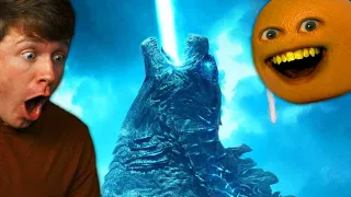 Reacting to GODZILLA vs the ANNOYING ORANGE