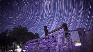 Polaris Star Trails and Milky Way Time Lapse HD