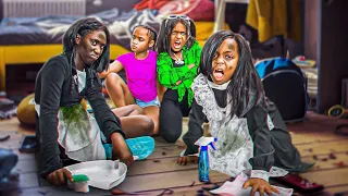 Girls FORCED To CLEAN UP 🧹 | HOMELESS & BOUGIE 🤑 S2e2| Kinigra Deon