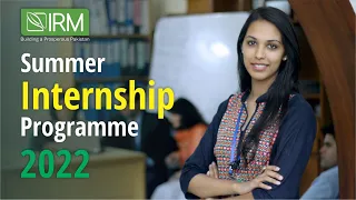 Summer Internship Program | SIP 2022 | IRM