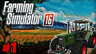 Farming simulator 16// Agricultor de sucesso #1 Começando do Zero!