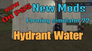 FS22 Hydrant Water   New Mod for Jan 12 PS5