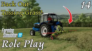 Back Tossing Hay! - Role Play Ep 14 - Farming Simulator 22 - FS22 Roleplay