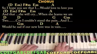 If I Fell (The Beatles) Piano Cover Lesson with Chords/Lyrics