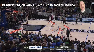 THUNDER disgusting, criminal coaching is why we live in North Korea vs. MAVERICKS | GAME 6