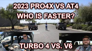 Acceleration Test unedited from Sunday  AT4 Vs Pro4X GMC Vs Nissan