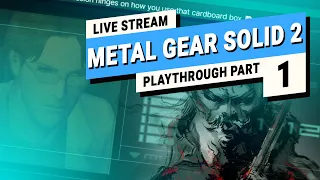 Metal Gear Solid 2 📦 Part 1 - The success of your mission hinges on how you use this cardboard box 📦