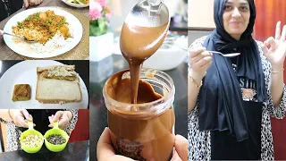 15 minute mein NUTELLA ready- No cooking - Same Taste and color -Matar Chicken-Shami Sandwich