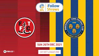 Fleetwood Town 0-3 Shrewsbury Town | Highlights 21/22