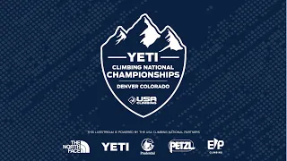 2022 YETI Climbing National Championships - Boulder Semi Finals