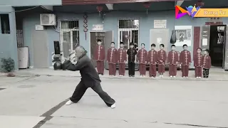 70-year-old master showing Kung Fu