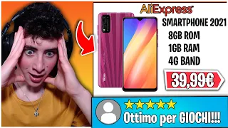 UNBOXING TELEFONO da 40€ di AliExpress con FACE ID!?!? *scammato*