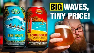 UK Supermarket US Craft Beer: Kona Brewing Co Big Wave Golden Ale & Longboard Island Lager