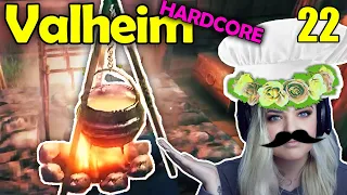 Valheim chili time! Let's get cooking | Valheim Hardcore | ep 22