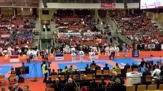 23rd World Senior Karate Championships 2016: Male Team Kata: Turkey v Iran