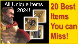 Assassins Creed Odyssey - All Unique Weapon locations 2024 - Best Weapons and Items You can miss!!