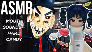 Roblox ASMR ~ relaxing mouth sounds + hard candy! 🍬👄 (SIR SCARY'S MANSION)