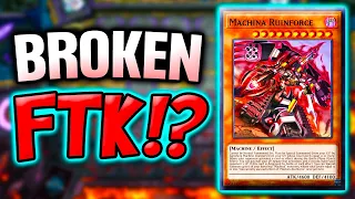 Master Duel's BROKEN New FTK!! Machina Ruinforce Was A Mistake?!