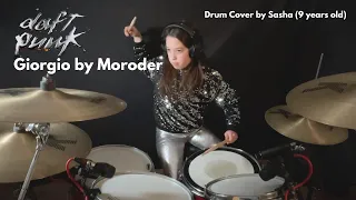 Daft Punk - Giorgio by Moroder - Drum Cover by Sasha (9 years old)