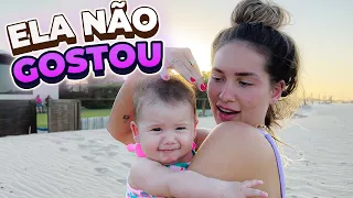 A MARIA ALICE ENTROU NO MAR PELA PRIMEIRA VEZ!!