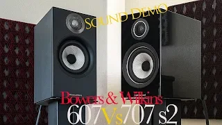 B&W 707 S2 vs. 607 Speakers Sound Demo