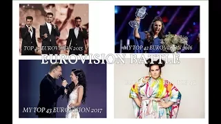 Eurovision 2015 Vs 2016 Vs 2017 Vs 2018 (Song battle)