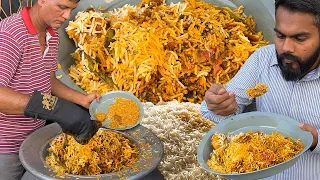 JUMMA BIRYANI | People are Crazy for FRIDAY BIRYANI | Karachi Street Food Roadside Degi Beef Biryani